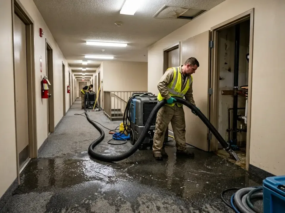 multi-unit-apartment-hallway-f-005 — frequently asked questions, Emergency Burst Pipe Water Extraction & Removal in Kent Est…